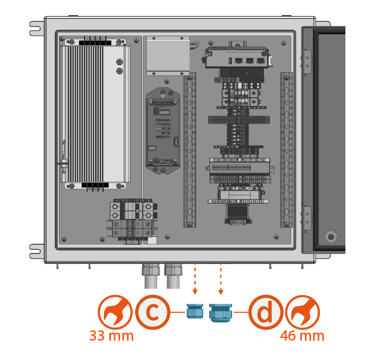 Technical illustration depicts the procedural step.