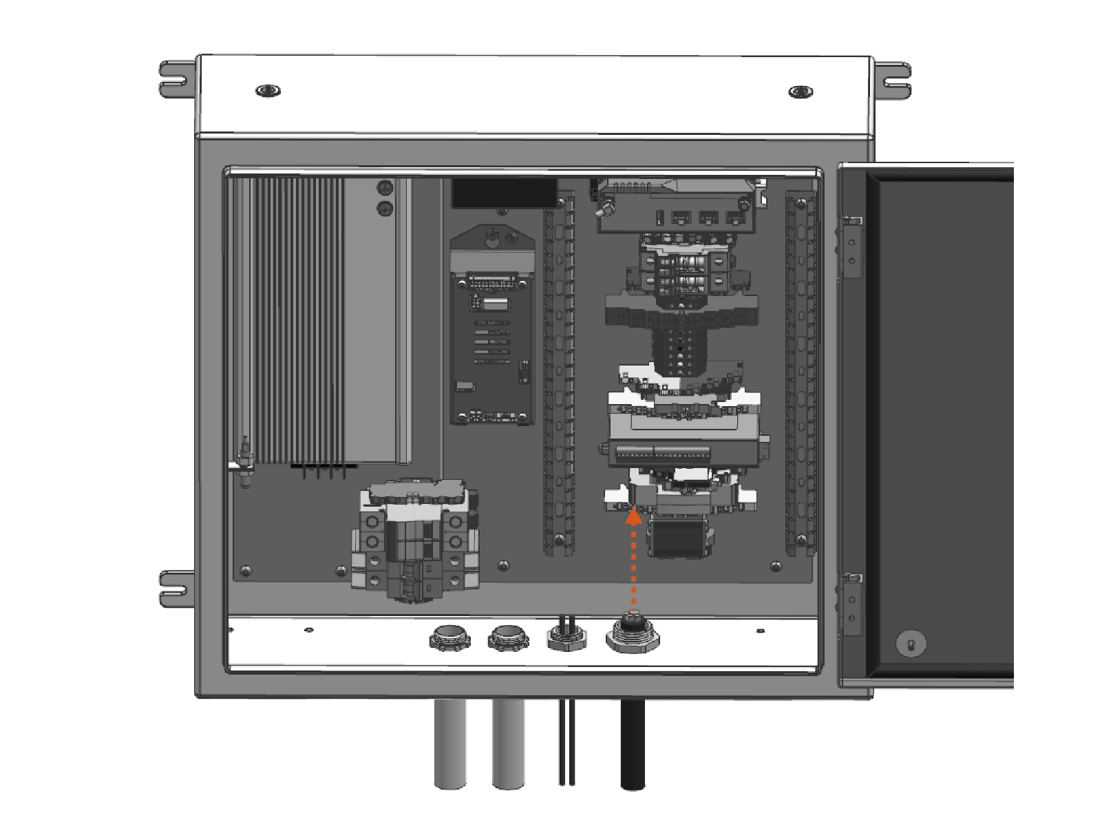 Technical illustration depicts the procedural step.
