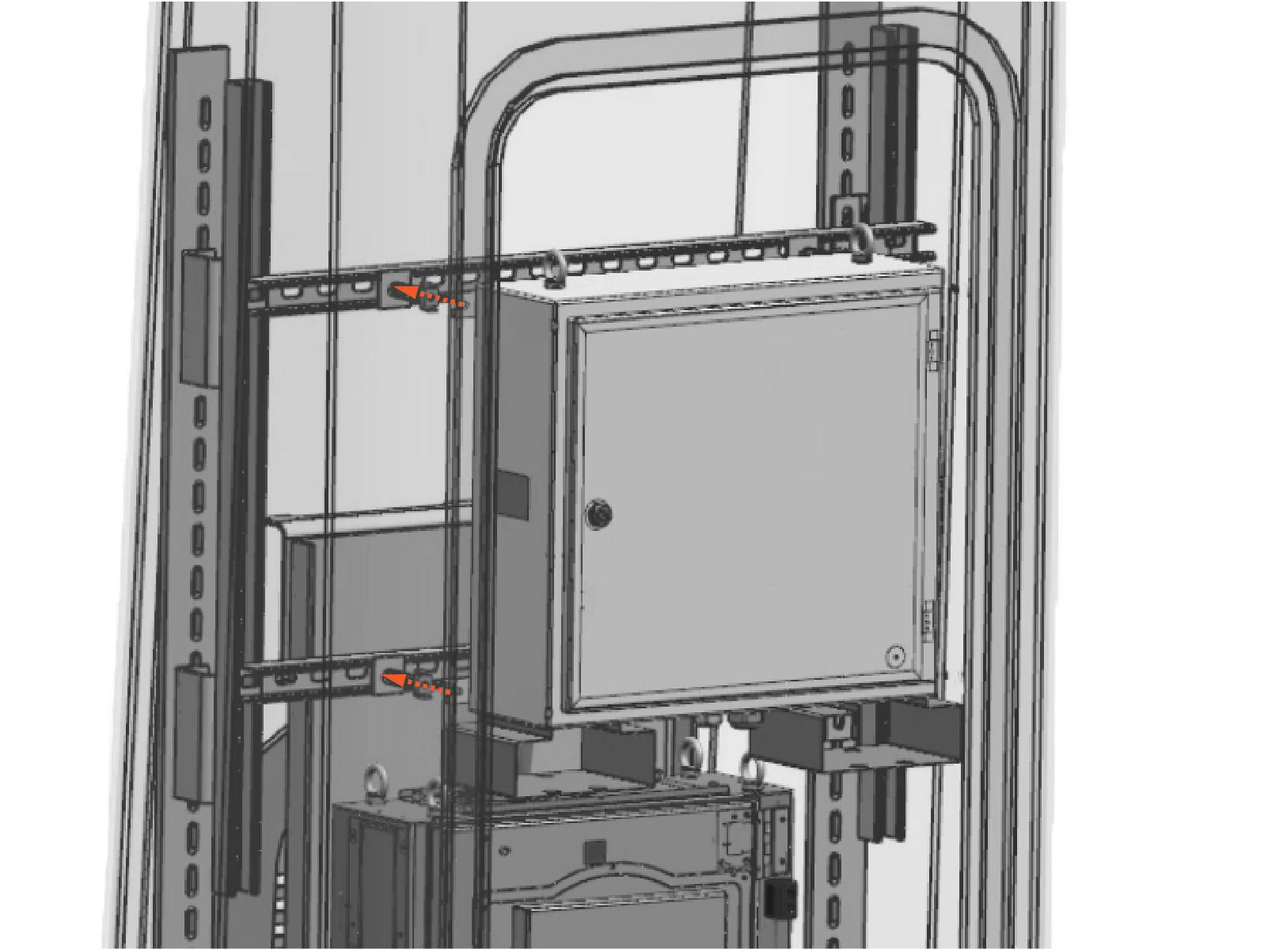 Technical illustration depicts the procedural step.