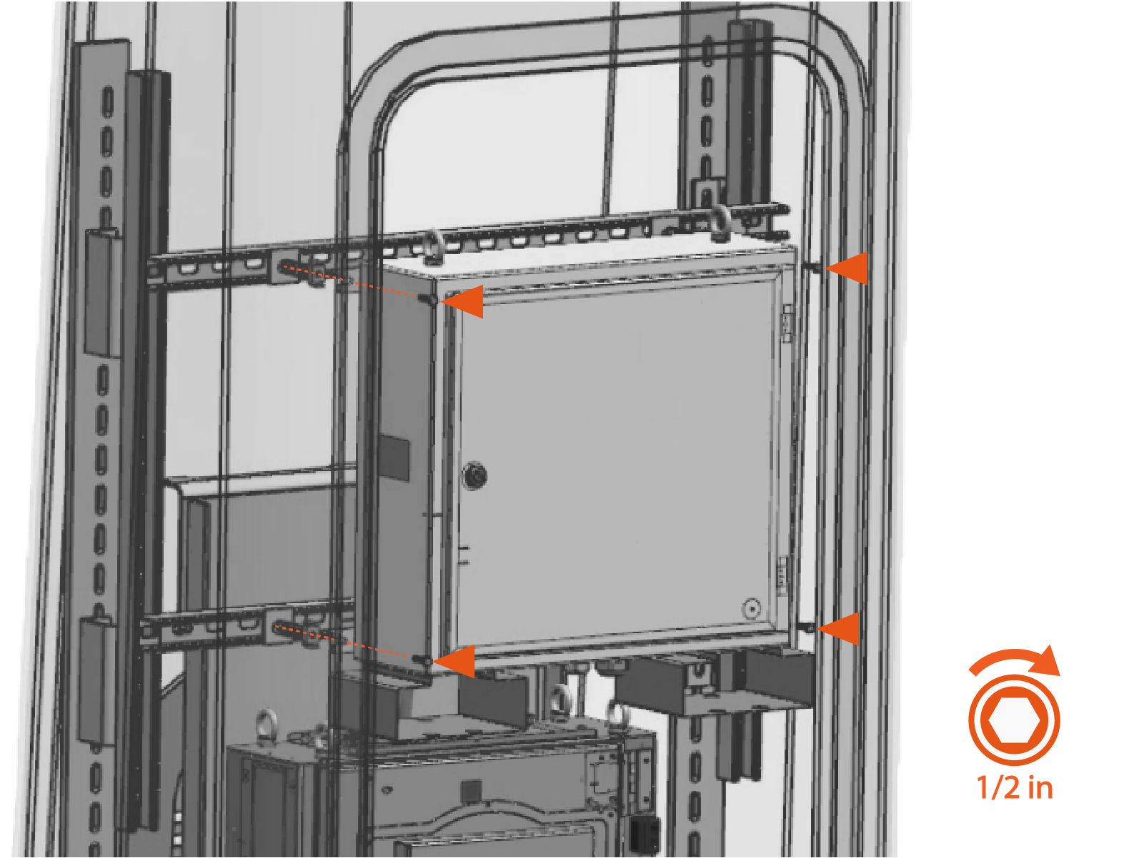 Technical illustration depicts the procedural step.