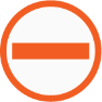 Orange and white icon that represents a tool or action.